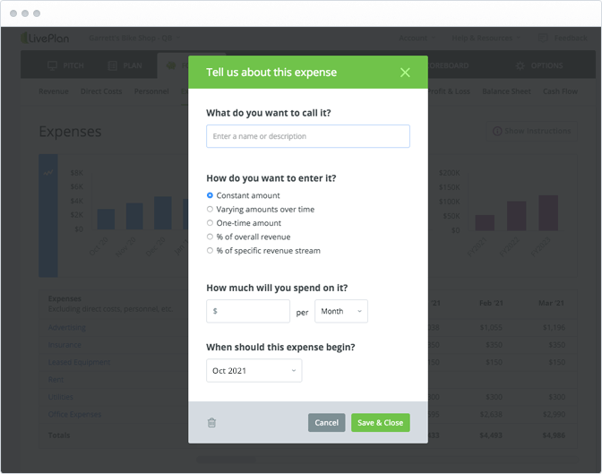 Easy budgeting with step-by-step help